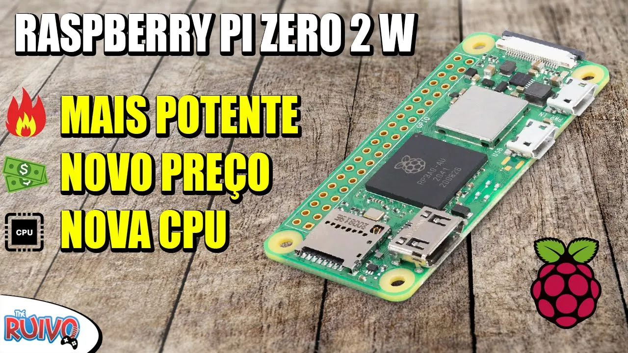 Raspberry Pi Zero 2W (2021) SAIBA TUDO sobre a Nova Placa!
