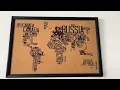 Stylish Pinboard World Letters Transform Your Space with Function and Flair