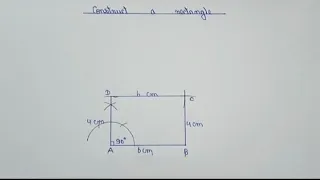 How To Construct Rectangle By The Compass By The master maths