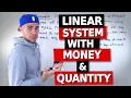 QMS 110 Lab 5 - Linear System with Money Quantity