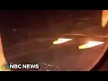 Terrifying moments aboard Delta flight after engine catches fire