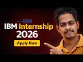 IBM Internship 2026 Software Engineer Developer Intern Freshers Apply Now