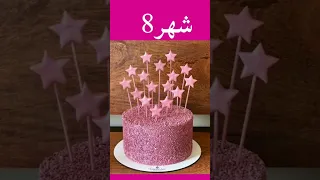 كيكه عيد ميلادك حسب شهر ميلادك 