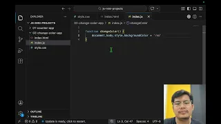 02. Change random color app - JavaScript Mini Projects