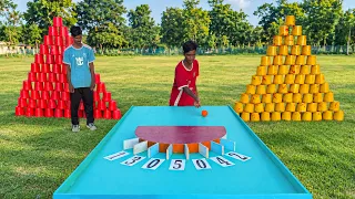 Who is lucky enough to win Ball rolling challenge ? Reach 66 points first