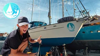 A day in our life refitting our sail boat home Episode 429