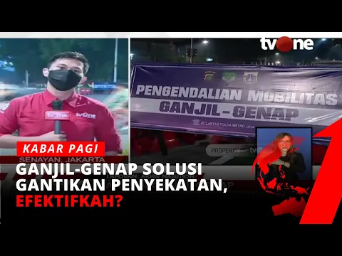 Efektif Tekan Pergerakan, 8 Ruas Jalan Ibu Kota Berlakukan Ganjil-Genap