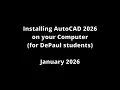 Installing AutoCAD with an Education License