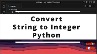 How to convert Python String to Integer