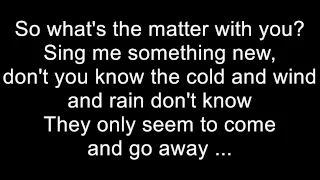 oasis stand by me lyric on screen 