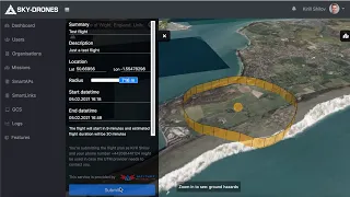 Sky Drones Cloud Altitude Angel Flight Authorization 