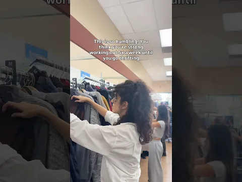 Who else can feel the pain through the screen?๐ฎโ๐จ#thrifting #thriftshopping #funnyrelatable