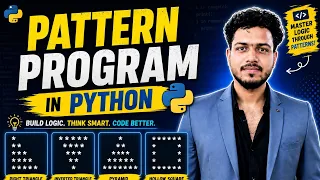 Pattern Programs in Python Complete Tutorial with Easy Examples Python for Beginners