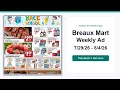 Breaux Mart Weekly Ad 26 - 26 Best Deals
