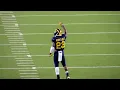Norfleet pumping up the Michigan Football crowd