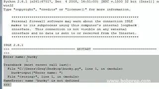 Python Programming Tutorial 8 Raw Input