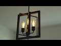 HOW TO INSTALL HOME DECORATORS 3 LIGHT PENDANT