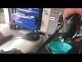 How to change front fork oil first gen Kawasaki KLR 650