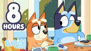 8 HOURS of Family Adventures | A Crazy School Morning 🤪📚 | Bluey