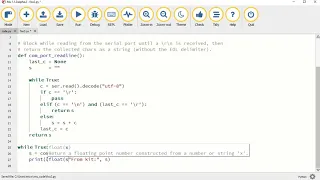 Feather CircuitPython Serial output captured by program on the PC