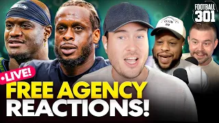 Free Agency INSTANT Reactions LIVE Football 301
