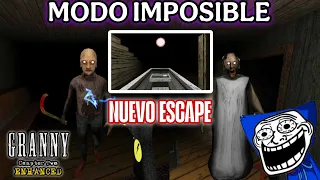 GRANNY 2 ENHANCED: MODO IMPOSIBLE || EL NUEVO ESCAPE DE LA VAGONETA!!! 🤯