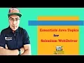 Essential Java topics for Selenium Test Automation Learn Selenium Avinash Mishra Inviul
