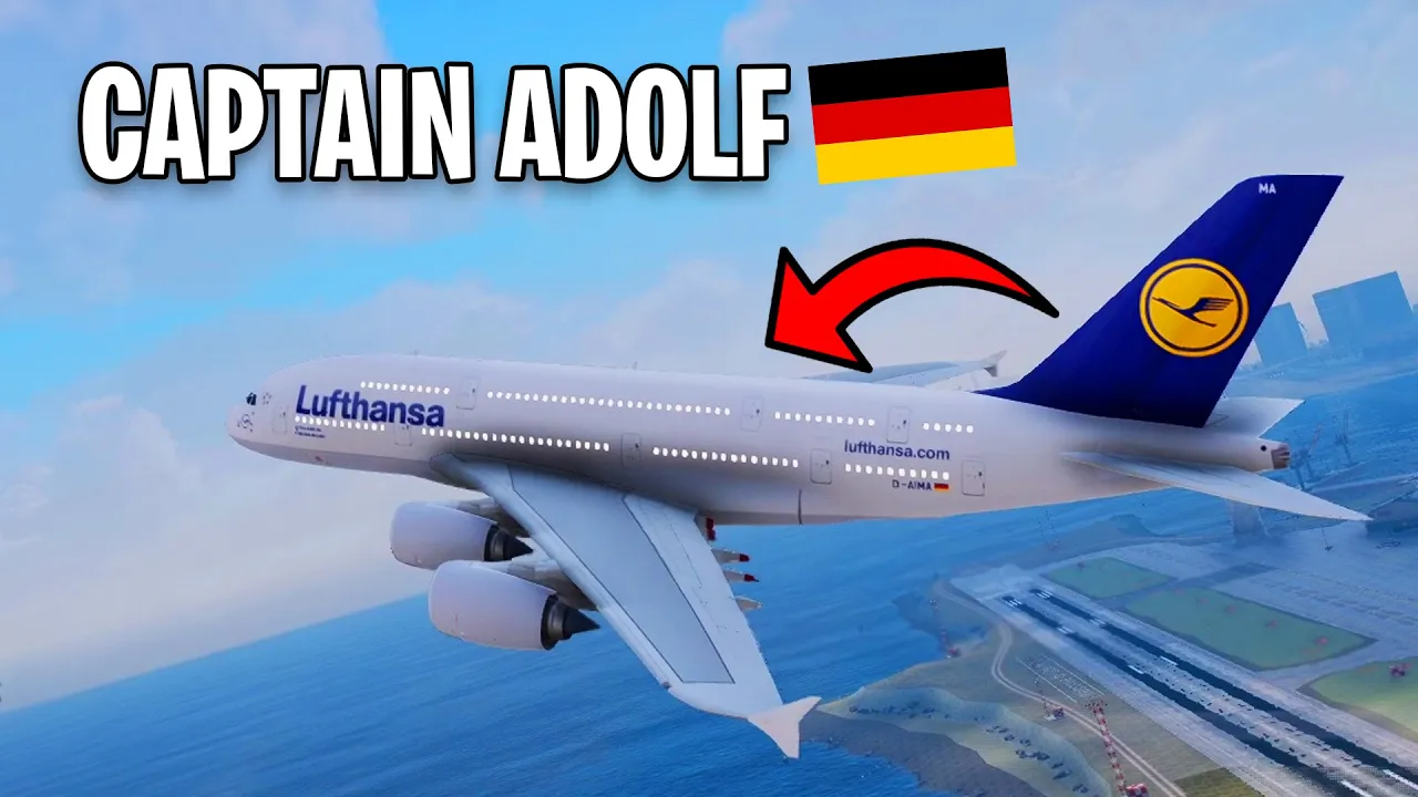 German Airlines Be like 🤣 | Captain Adolf