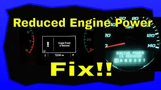 How to fix Reduced Engine Power and Service Traction Control on GM Chevy Pontiac Buick