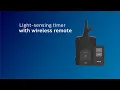 Philips Outdoor Light-Sensing Timer with Remote - Operation