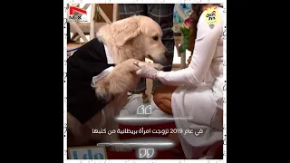 امرأة تتزوج من كلبها  امرأة تتزوج من كلبها
