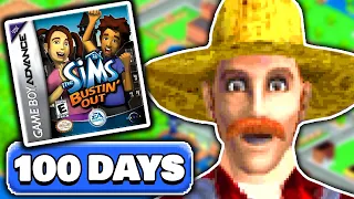 Can I Beat the Sims: Bustin Out for GBA in 100 Days?