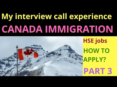 Download MP3 How to get health \u0026 Safety jobs in Canada|My interview call experience|Job portals to apply for jobs