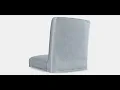 BERGMUND Cover for bar stool with backrest WebAR 3DModel