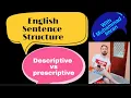 What is Syntax Descriptive vs Prescriptive Syntax Construction An introduction Part 1