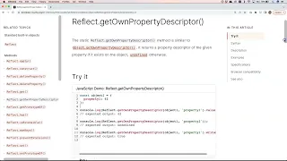 Reflection in typescript javascript