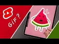 Download Lagu How to Create an Animated GIF in Procreate #shorts
