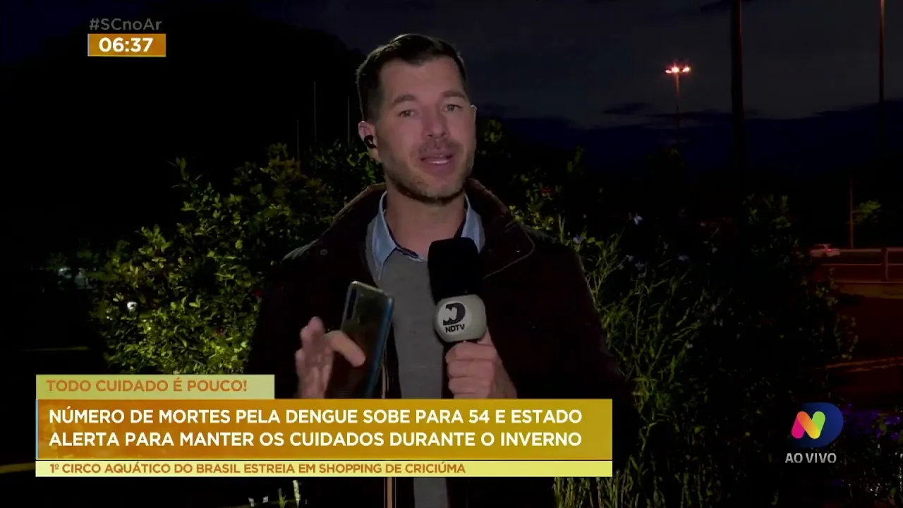 Número de mortes pela dengue sobe para 54 e estado alerta para manter os cuidados durante o inverno