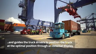 TAS System إطلاق نظام محاذاة الشاحنات في شركة ميناء حاويات العقبة 