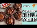 Download Lagu 3-Ingredient Nutella Cookies! Recipe tutorial #Shorts