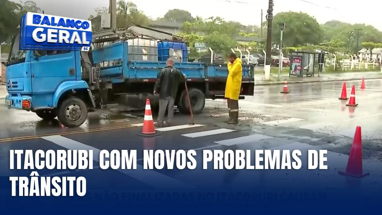 Obras não finalizadas no Itacorubi causam buracos e novos transtornos na rodovia Admar Gonzaga