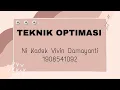 Teknik Optimasi Menghitung Program Linear Menggunakan Google Colab