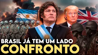 URGENTE: Milei DESAFIA Reino Unido e anuncia MILITARIZAÇÃO e quer anexar as Ilhas Malvinas!