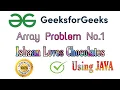 Ishaan Loves Chocolates Solution Geeks for Geeks Solution