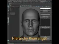 Hierarchy Rearranger Maya Python Tool for Hierarchy Organization