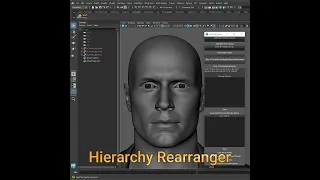Hierarchy Rearranger Maya Python Tool for Hierarchy Organization