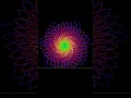 Python Turtle graphics design 28 flower