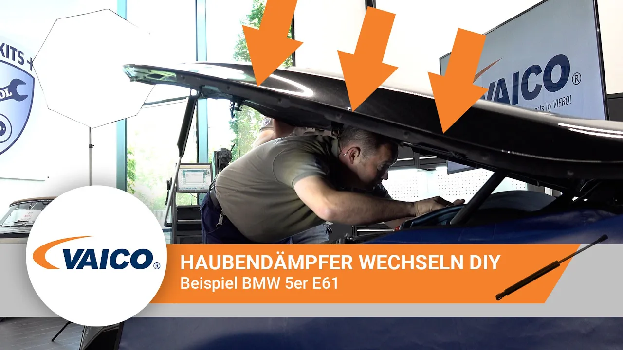 DIY Haubendämpfer einfach selber wechseln [V20-0982]