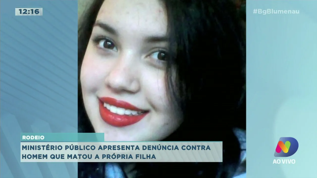 MPSC denuncia pai que matou filha em Rodeio por feminicídio