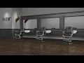 Esquire Reclining Barber Chairs - DIR2112
